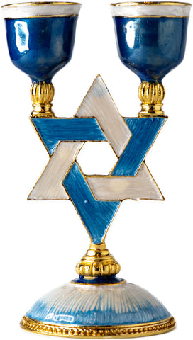 Star of David Shabbat Candleholder