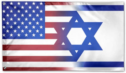 American Israeli Flag