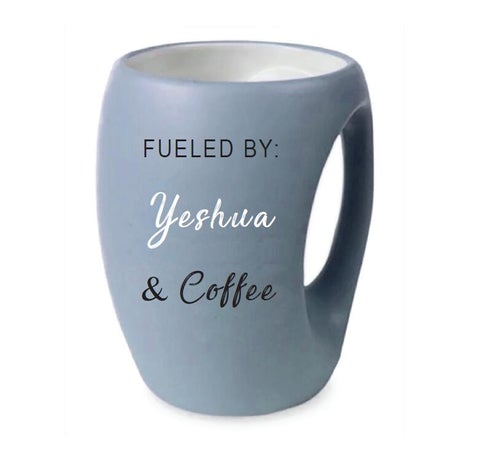 Fueled By Yeshua & Coffee Gray Mug