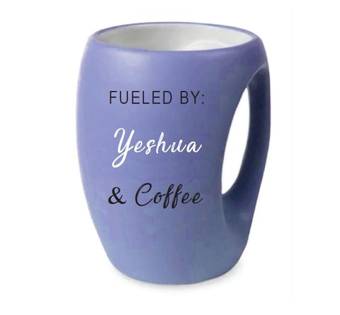 Fueled By Yeshua & Coffee  Purple Mug